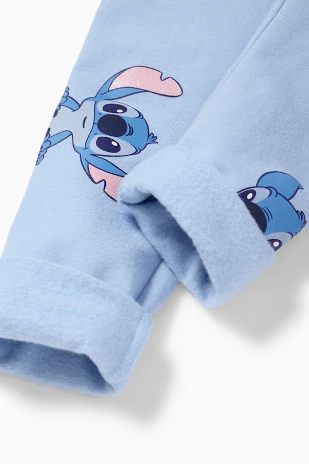 Bambine - Lilo & Stitch - leggings termici - blu