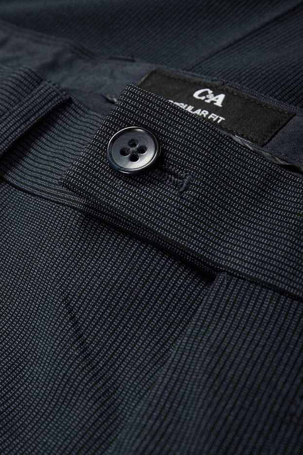 Home - Pantalons combinables - regular fit - Flex - blau fosc