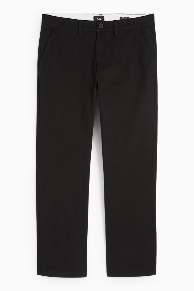 Hommes - Chino - regular fit - noir
