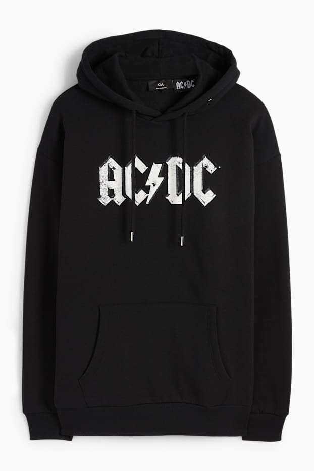 Uomo - Felpa con cappuccio - AC/DC - nero