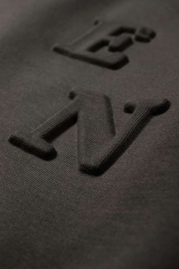 Heren - Hoodie - donkergrijs