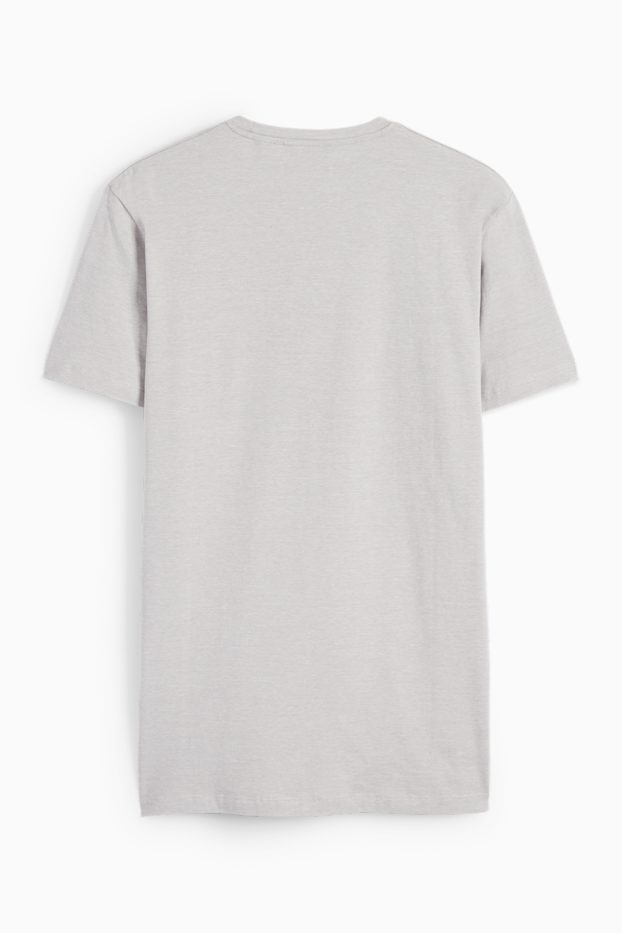 Uomo - T-shirt - slim fit - Flex - grigio