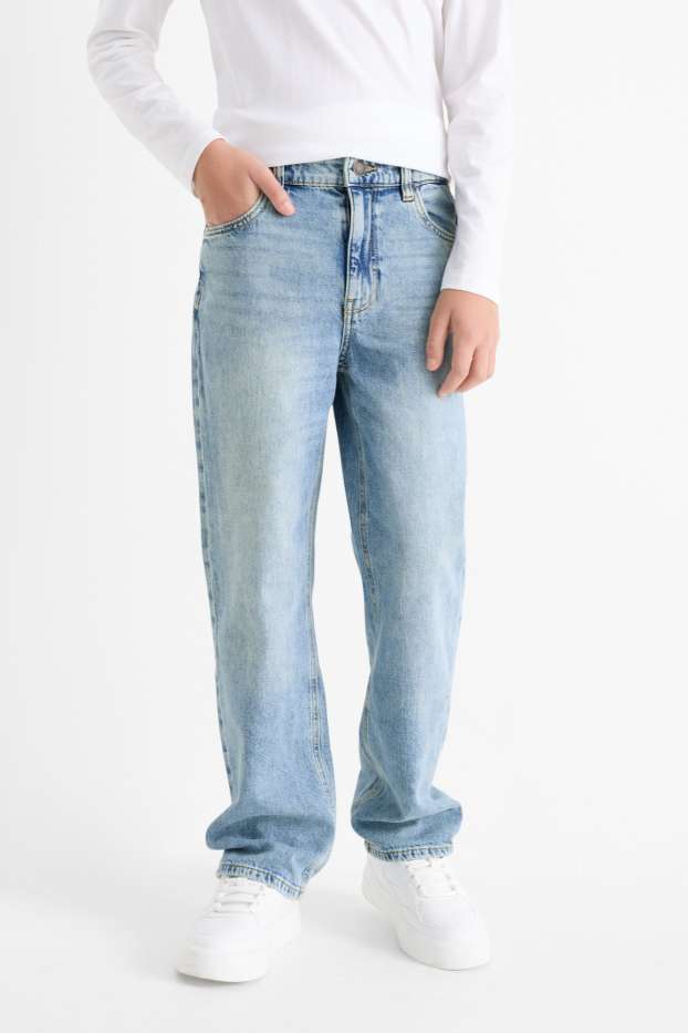 Nen - Relaxed jeans - texà blau clar