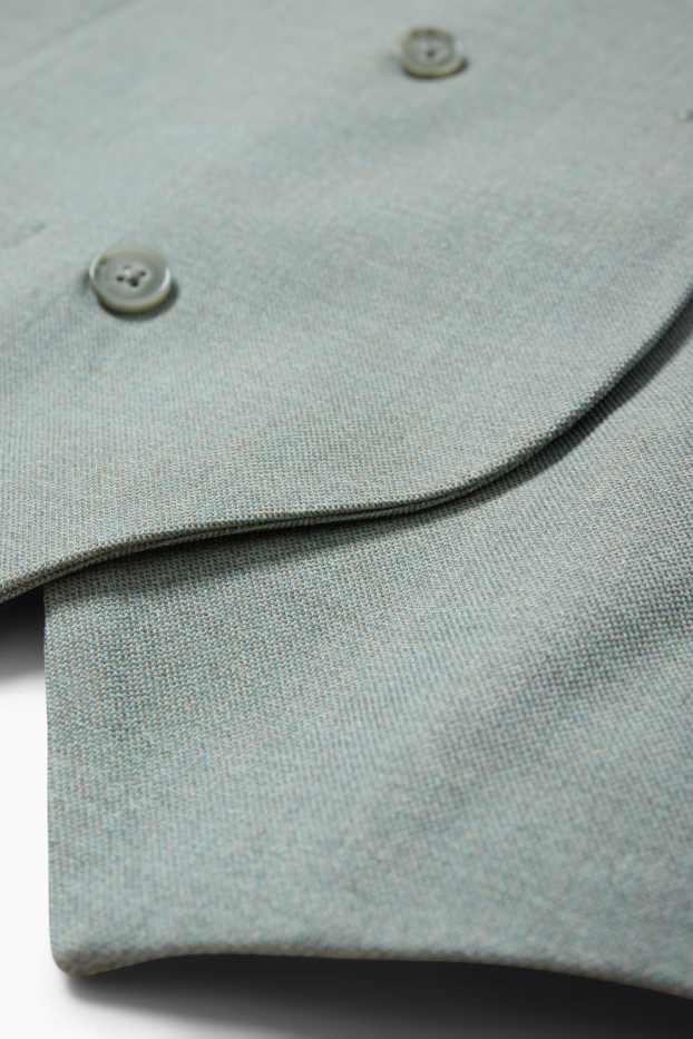 Herren - Baukasten-Weste - Slim Fit - hellgrün