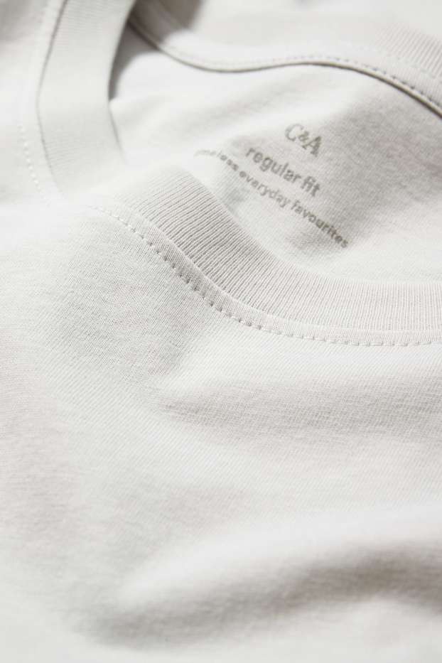 Dona - Samarreta de màniga curta - regular fit - gris clar