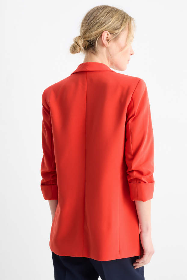 Damen - Business-Blazer - Relaxed Fit - dunkelorange