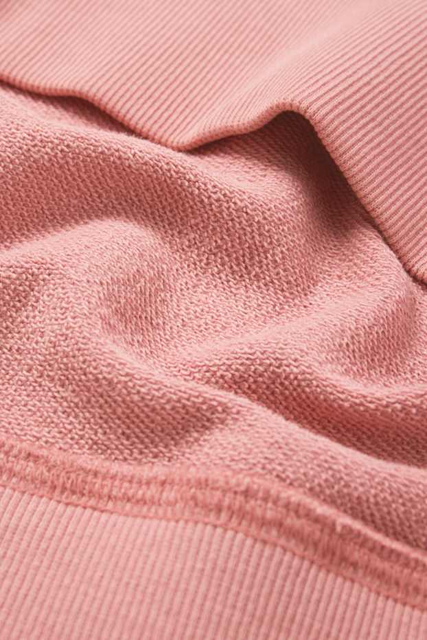 Dames - Basic sweatshirt - roze