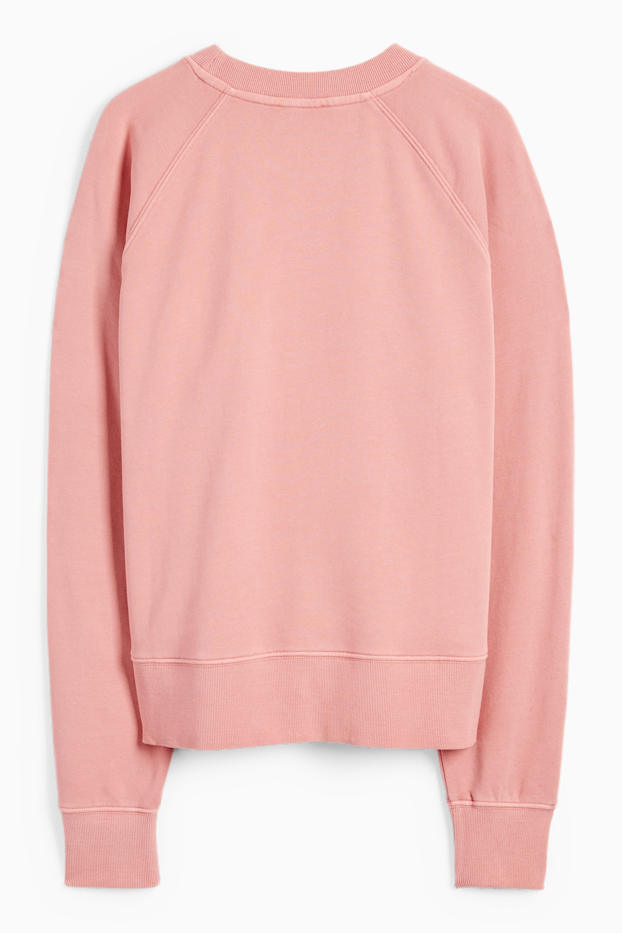 Dames - Basic sweatshirt - roze