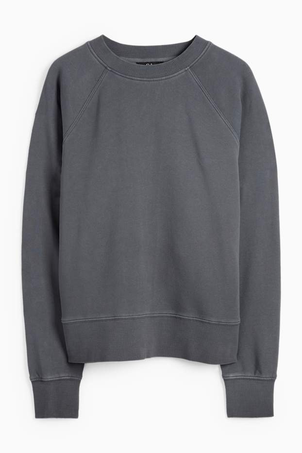 Femmes - Sweat basique - gris foncé