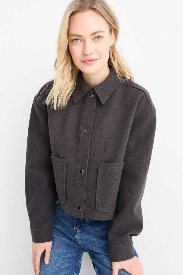 Femmes - Veste - gris anthracite