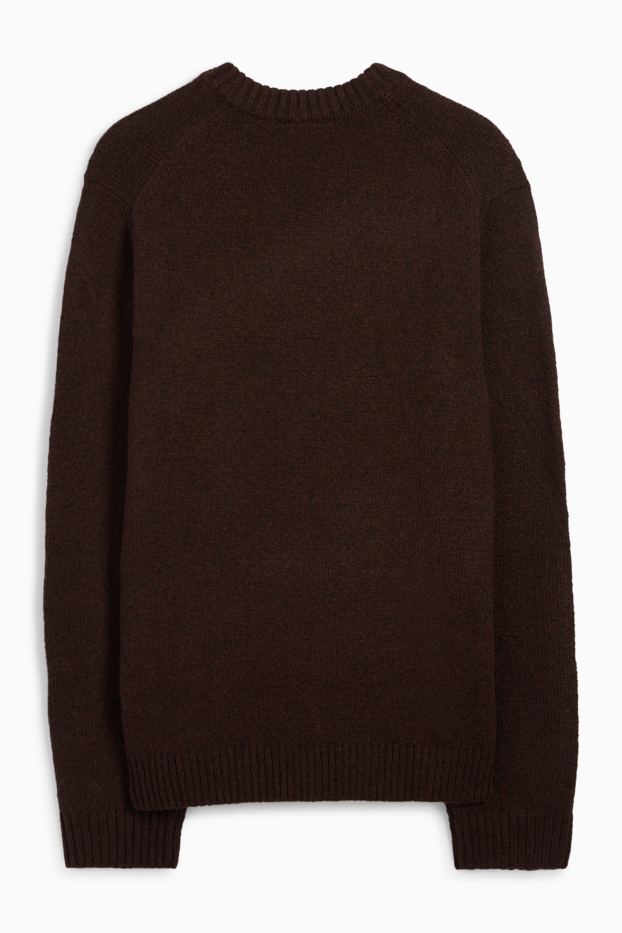 Herren - Pullover - dunkelbraun