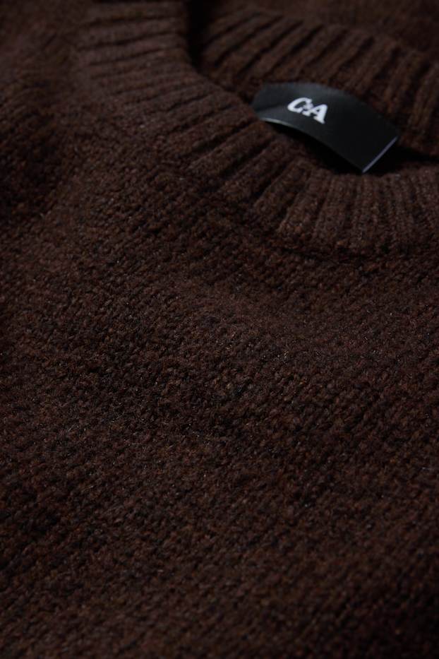 Herren - Pullover - dunkelbraun