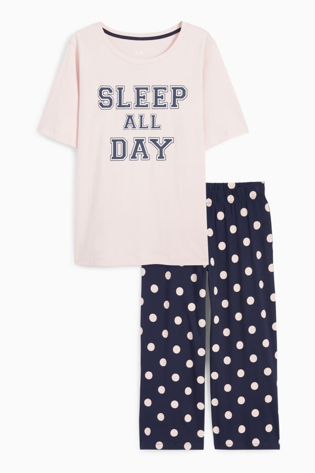 Damen - Pyjama - rosa