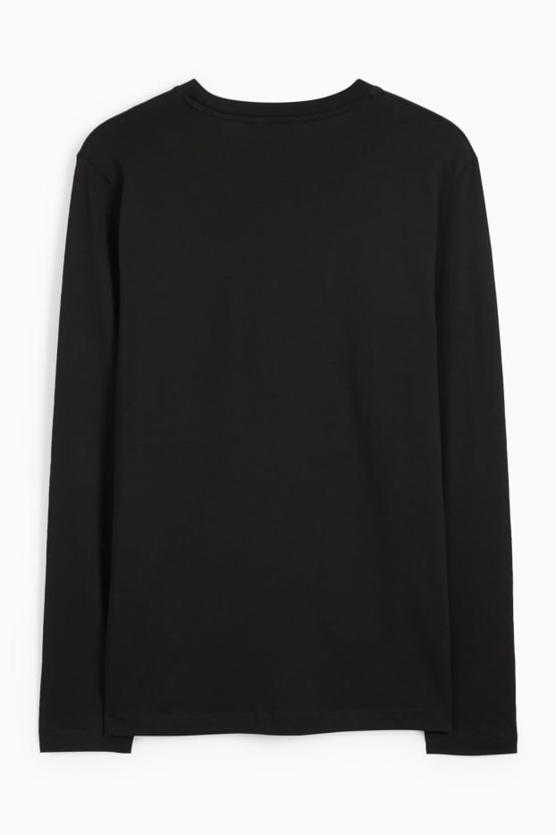 Heren - Longsleeve - zwart