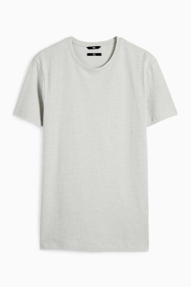 Hommes - T-shirt - slim fit - Flex - gris clair
