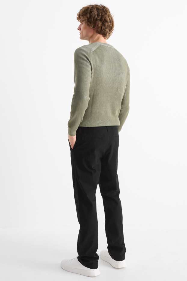Hommes - Chino - regular fit - noir