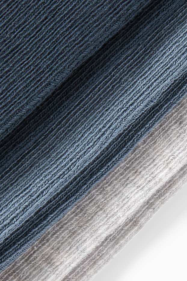 Unisex - Multipack of 3 - baby tights - ribbed - dark blue