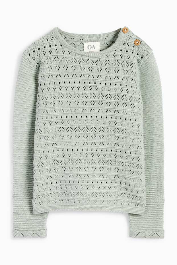 Baby Mädchen - Baby-Pullover - hellgrün