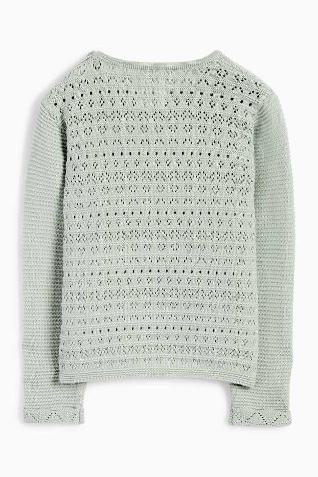 Baby Mädchen - Baby-Pullover - hellgrün