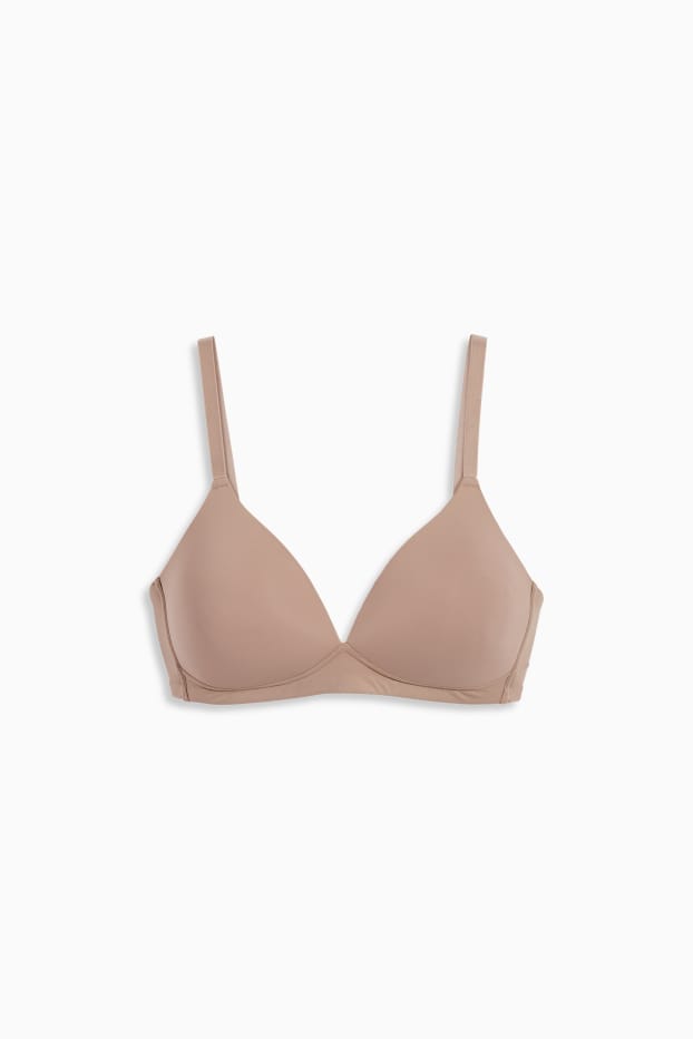 Dames - BH zonder beugels - voorgevormd - LYCRA® - beige