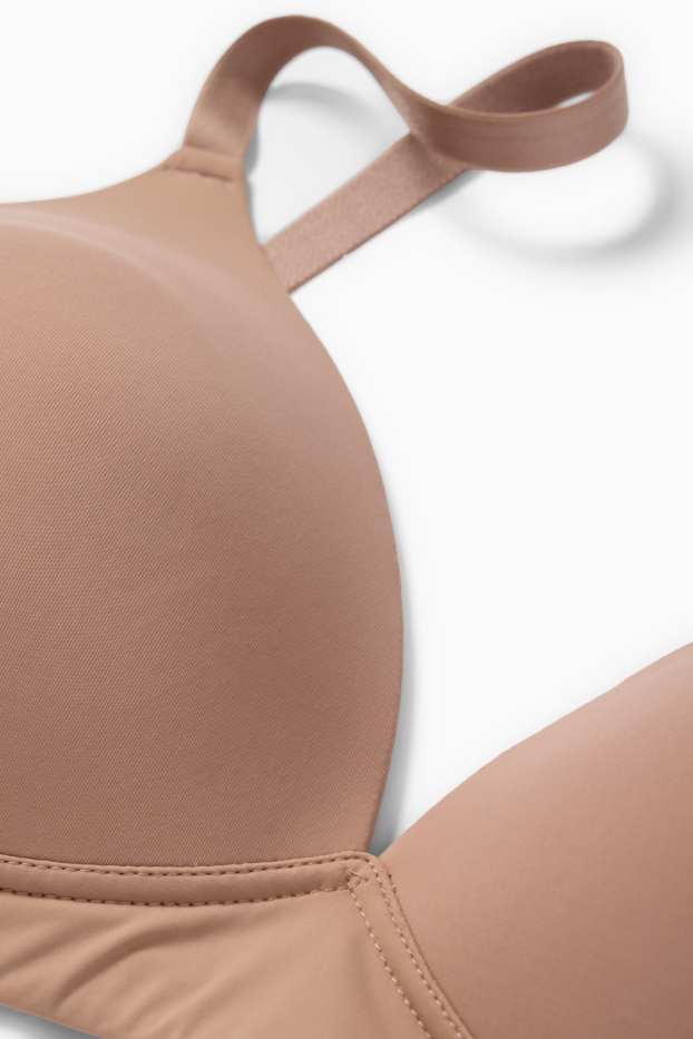 Dames - BH zonder beugels - voorgevormd - LYCRA® - beige