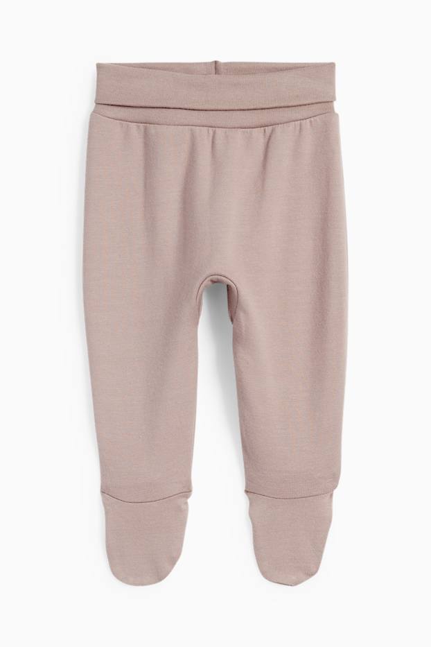 Baby Mädchen - Blümchen - Erstlingsoutfit - 2 teilig - weiss
