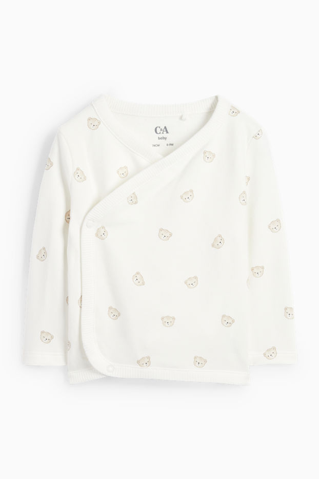 Unisex - Osito - conjunto para recién nacido - 2 piezas - blanco