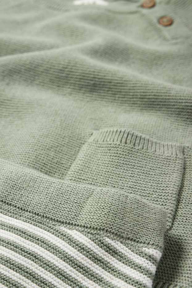 Baby Jungen - Baby-Outfit - 2 teilig - grün
