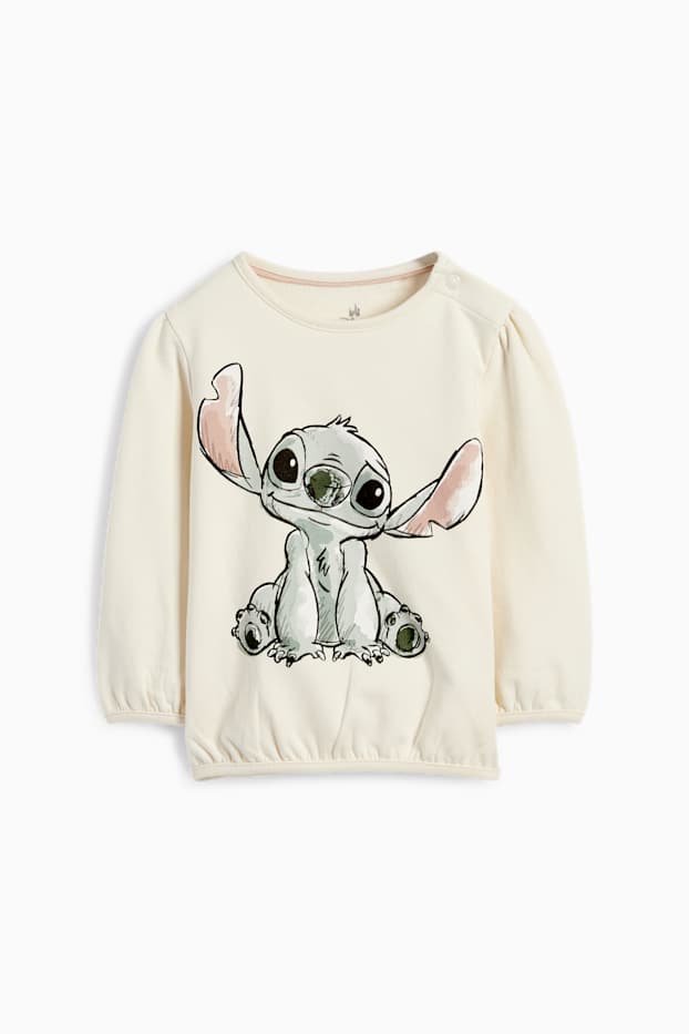 Neonate - Lilo & Stitch - pigiama per neonati - 2 pezzi - crema