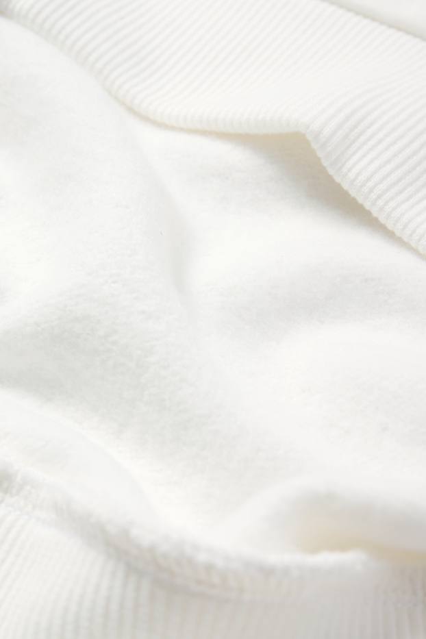 Heren - Sweatshirt - crème wit