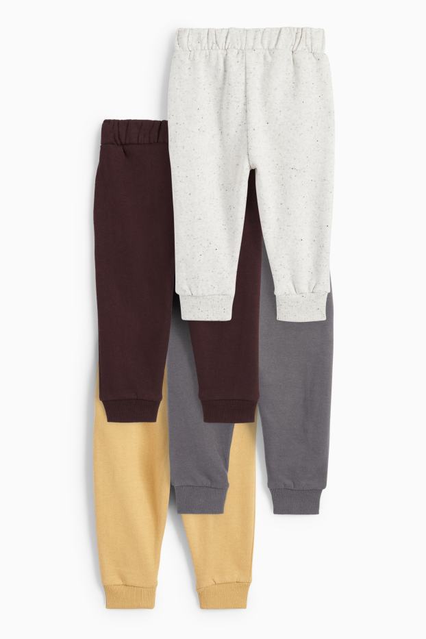 Nadó nen - Paquet de 4 - pantalons de xandall per a nadó - gris fosc