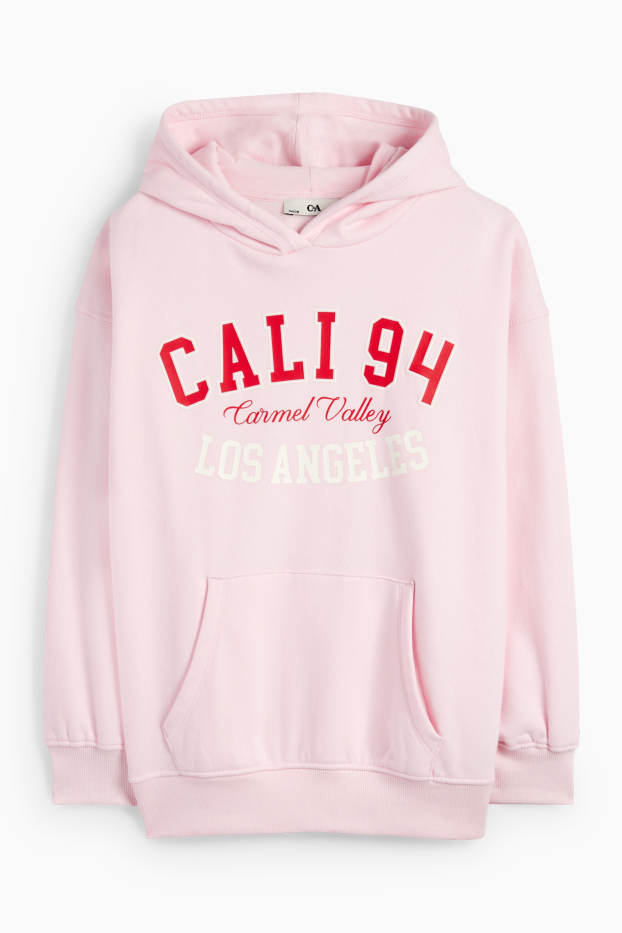Enfants filles - California - sweat à capuche - rose