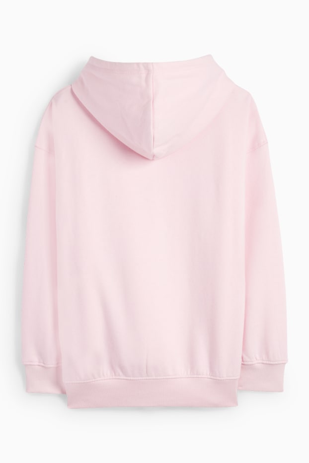 Enfants filles - California - sweat à capuche - rose