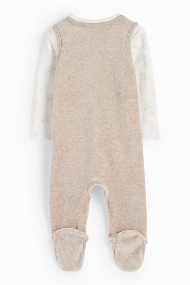 Unisex - Winnie the Pooh - conjunt de pijama 2 peces - beix