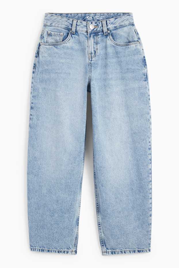 Kinder Mädchen - Balloon Jeans - jeansblau