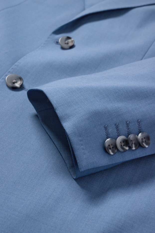 Home - Americana combinable - regular fit - Flex - mescla de llana verge - blau