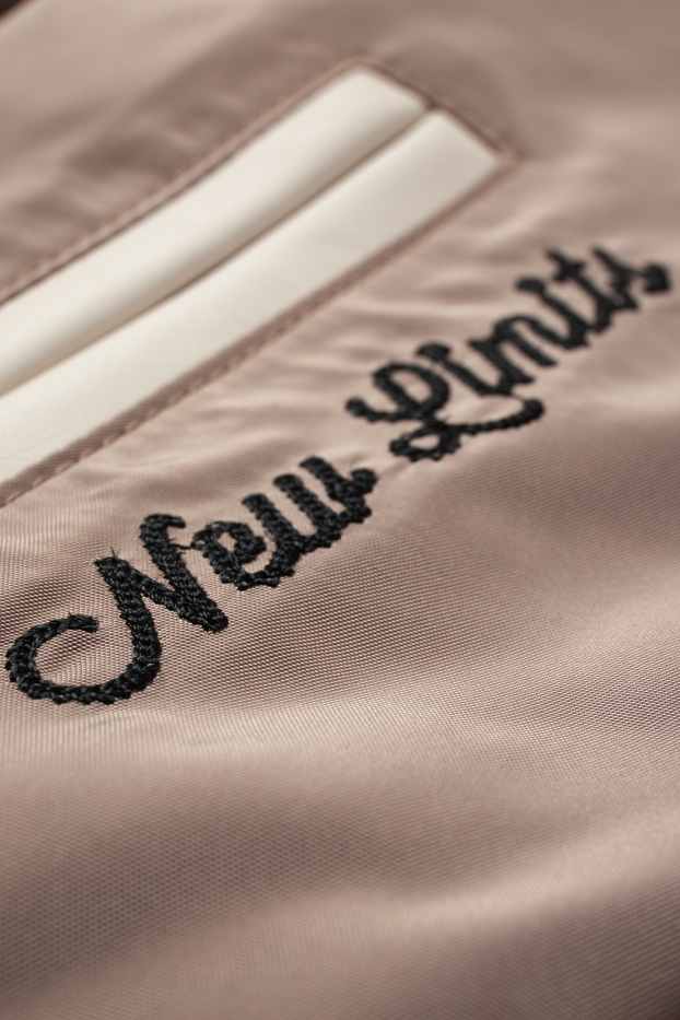 Enfants garçons - Veste style campus avec capuche - beige