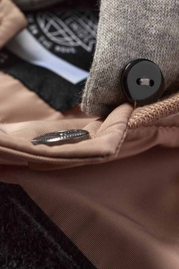 Enfants garçons - Veste style campus avec capuche - beige