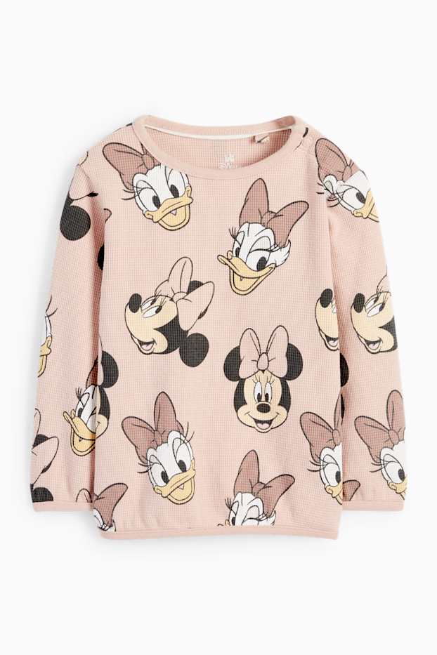Baby Mädchen - Disney - Baby-Outfit - 2 teilig - strukturiert - rosa