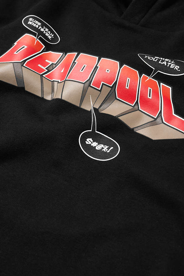 Children Boys - Deadpool - hoodie - black