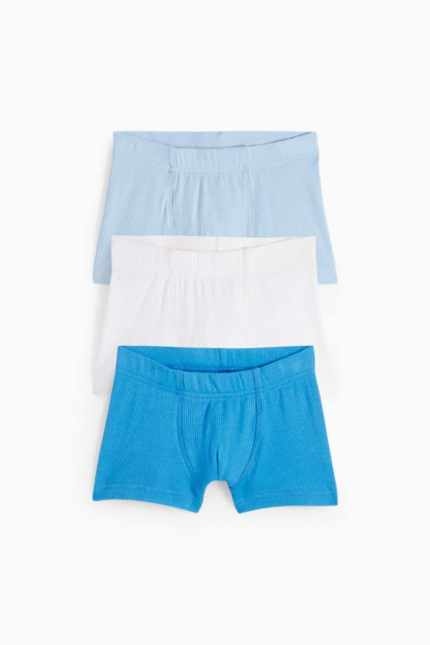 Kinder Jungen - Multipack 3er - Boxershorts - hellblau