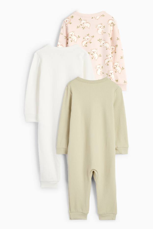 Baby: meisjes - Set van 3 - koala - babyslaapzak - rosé goud