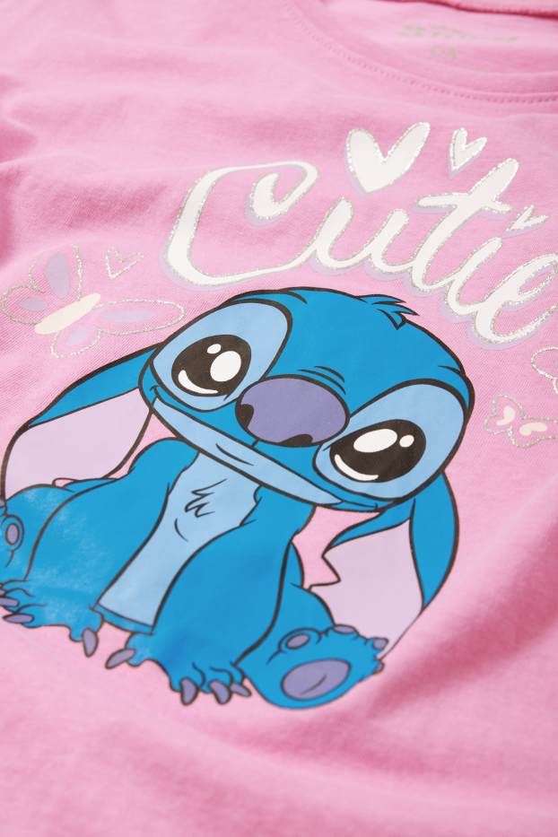 Bambine - Lilo & Stitch - camicia da notte - fucsia