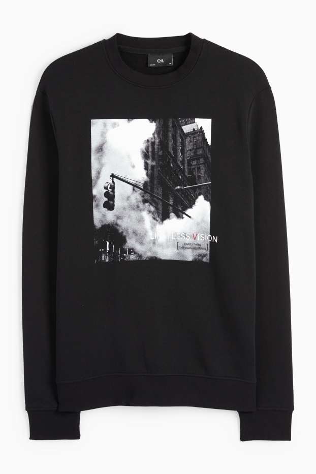 Hommes - Sweat - noir
