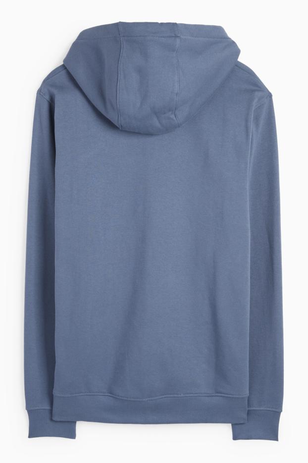 Herren - Sweatjacke mit Kapuze - dunkelblau