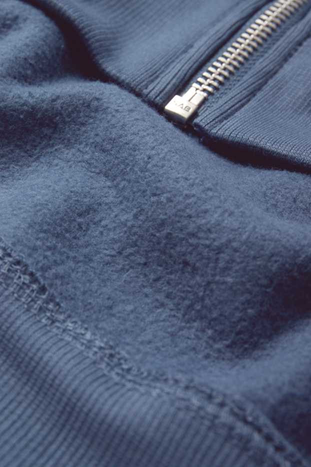 Herren - Sweatjacke mit Kapuze - dunkelblau