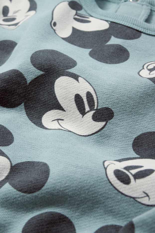 Bebés niños - Mickey Mouse - conjunto para bebé - 2 piezas - azul jaspeado