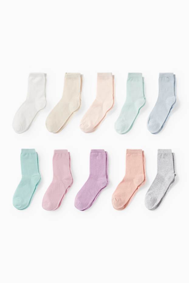 Kinder Mädchen - Multipack 10er - Socken - beige