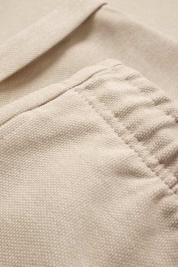 Herren - Jogginghose - strukturiert - beige