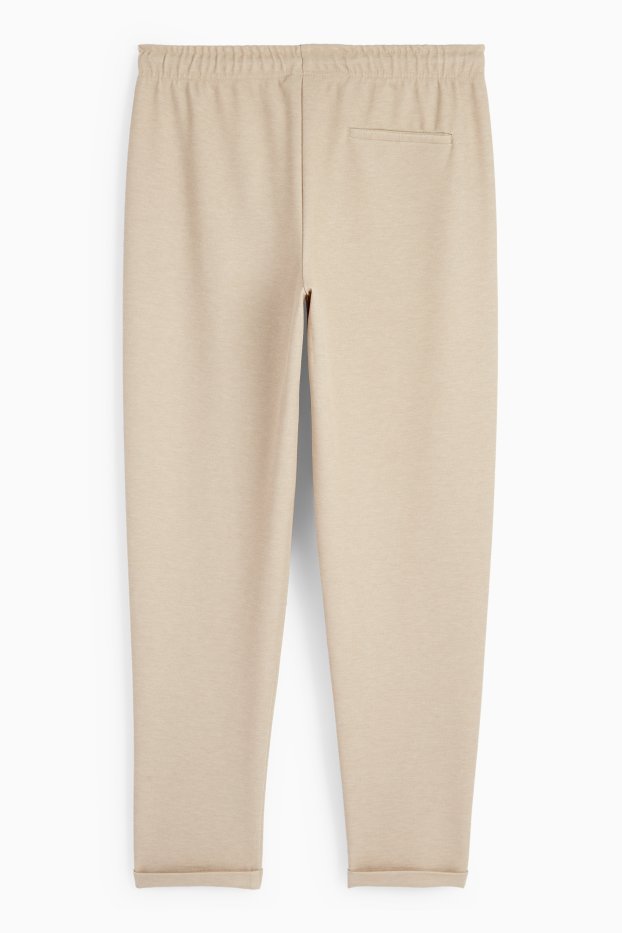 Herren - Jogginghose - strukturiert - beige